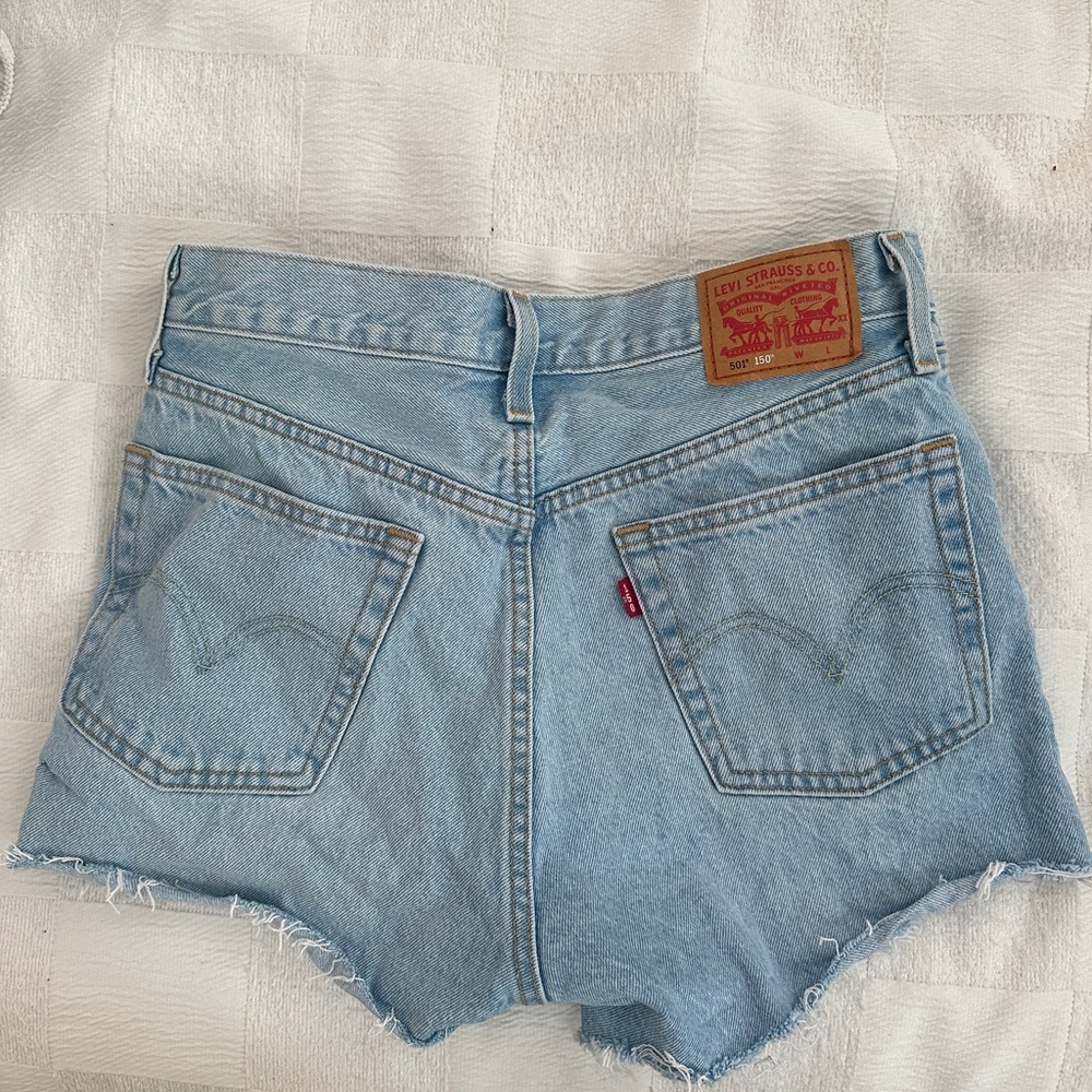 Levi's Women's Light Blue Denim Shorts